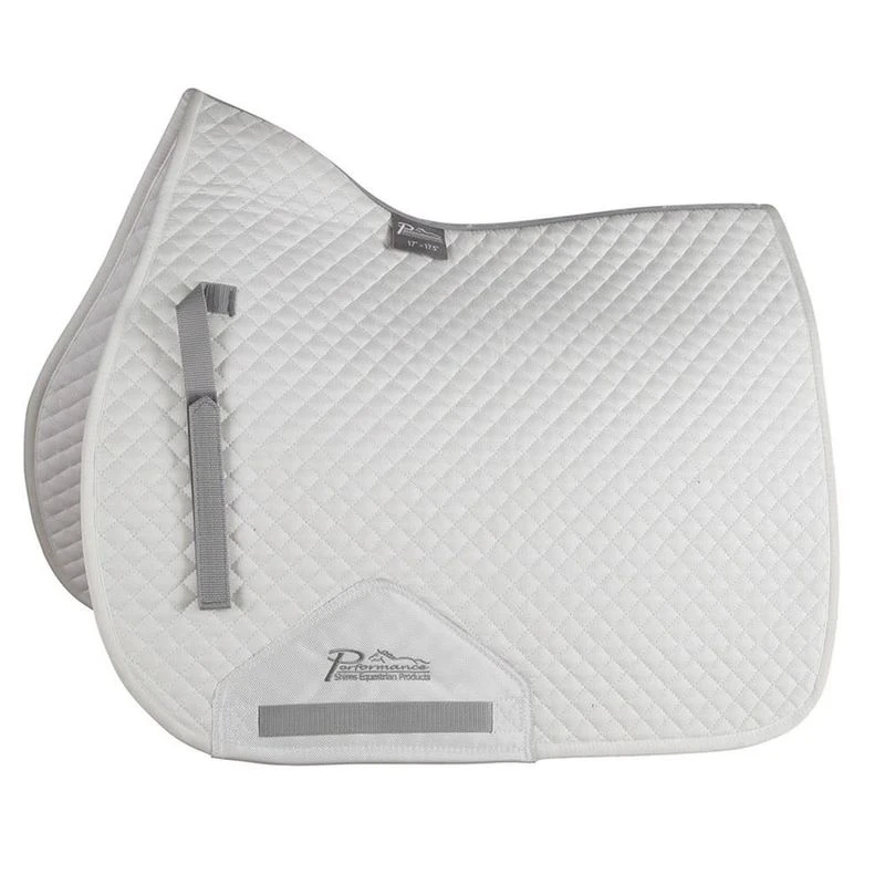 Shires Performance Suede All Purpose Saddle Pad - White 3 Shires Performance Suede All Purpose Saddle Pad - White