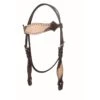 Western Rawhide Country Legend Rough Out And Buckstitch Browband Headstall - Tan -Weatherbeeta Store 360375 800 800