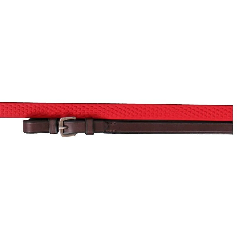 Nunn Finer Soft Grip Reins - Red 4 Nunn Finer Soft Grip Reins - Red - Image 2