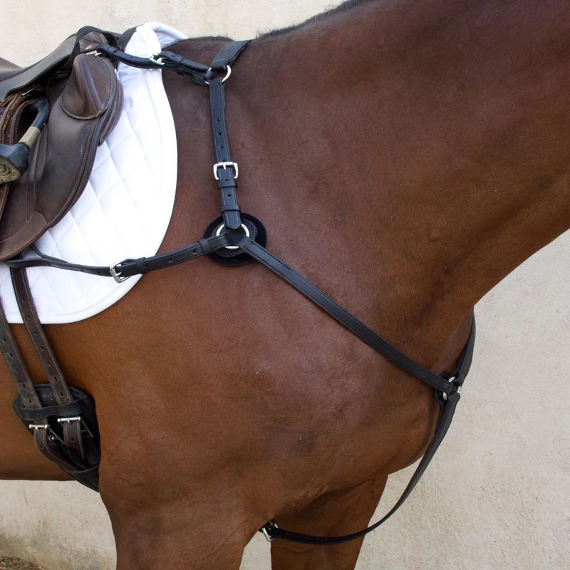 Nunn Finer 5-Way Hunting Breastplate - Black/Brass 5 Nunn Finer 5-Way Hunting Breastplate - Black/Brass - Image 3