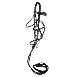 Nunn Finer Fairhill Figure 8 Event Bridle - Black/Zinc