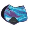 Weatherbeeta Prime Marble Jump Shaped Saddle Pad - Purple Swirl -Weatherbeeta Store 412533 800 800