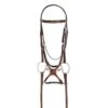 Harmohn Kraft Fancy Raised Padded Figure 8 Bridle W/Fancy Rubber Reins - Oakbark -Weatherbeeta Store 423757 800 800