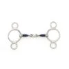 Centaur French Link 2-Ring Gag - Blue Steel -Weatherbeeta Store 434532 800 800