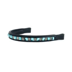 Ovation Princess Browband - Turquoise/Black