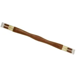 Ovation Elite Fancy Overlay Girth - Medium Brown