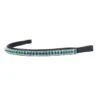 Ovation Tiffany Browband - Clear/Turquoise -Weatherbeeta Store 436846 800 800