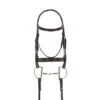 Ovation Breed Plain Raised Padded Quarter Horse Bridle - Brown -Weatherbeeta Store 440628 800 800