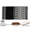 Western Rawhide Country Legend Sapphire Delux Pad - Black/Grey/White/Charcoal -Weatherbeeta Store 443658 800 800