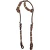 Western Rawhide Red Beads Doube Ear Headstall - Chestnut -Weatherbeeta Store 444063 800 800