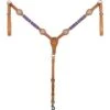 Western Rawhide Pink/Crystal Breastcollar - Golden Tan -Weatherbeeta Store 444107 800 800
