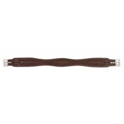 Shires Anti-Chafe Contour Girth W/Elastic - Brown