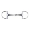 Korsteel Stainless Steel Lightweight Flat Ring Dee Snaffle Bit