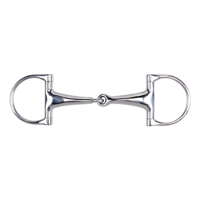 Korsteel Stainless Steel Lightweight Flat Ring Dee Snaffle Bit 3 Korsteel Stainless Steel Lightweight Flat Ring Dee Snaffle Bit