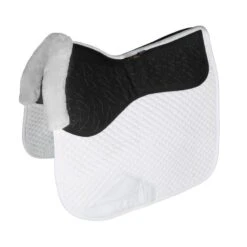 Shires ARMA Fusion Dressage Saddle Pad - White