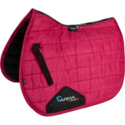 Shires ARMA High Wither Suede Comfort Pad - Raspberry