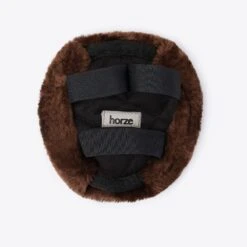 Horze Narvik Faux-Fur Breastplate Pad - Dark Brown -Weatherbeeta Store 548569 800 800