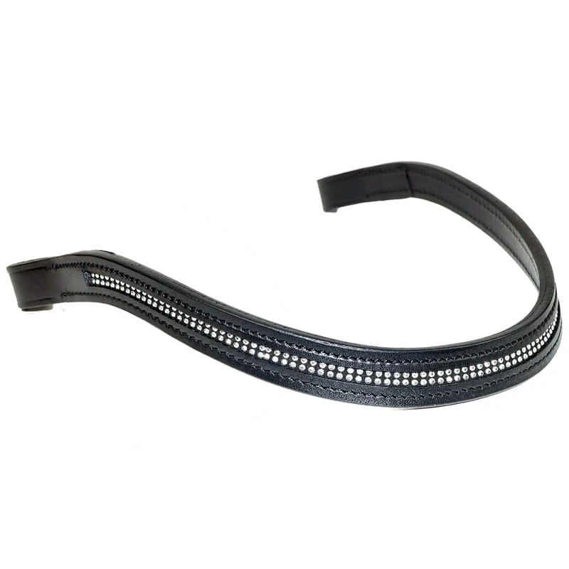 Nunn Finer Alexandra Browband - Black/Clear 3 Nunn Finer Alexandra Browband - Black/Clear