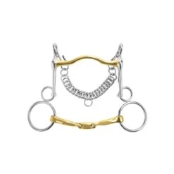 M. Toulouse Long Shank Curb/Bradoon Bit Set