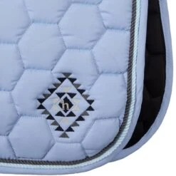 Horze Arizona Double Corded Dressage Saddle Pad - Cashmere Blue 7 Horze Arizona Double Corded Dressage Saddle Pad - Cashmere Blue -Weatherbeeta Store 660198 800 800