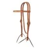Western Rawhide Harness Leather 5/8" Browband Headstall With Ties - Golden -Weatherbeeta Store 669206 800 800