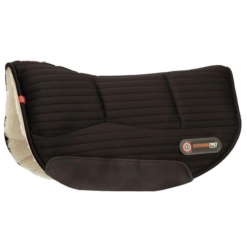 T3 WoolBack Extreme Pro Round Skirt Pad W/Shims - Black 3 T3 WoolBack Extreme Pro Round Skirt Pad W/Shims - Black