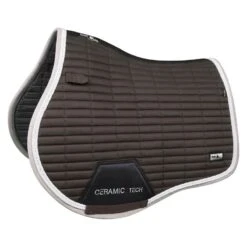 Fair Play Quartz Ceramic Jump Saddle Pad - Taupe Grey