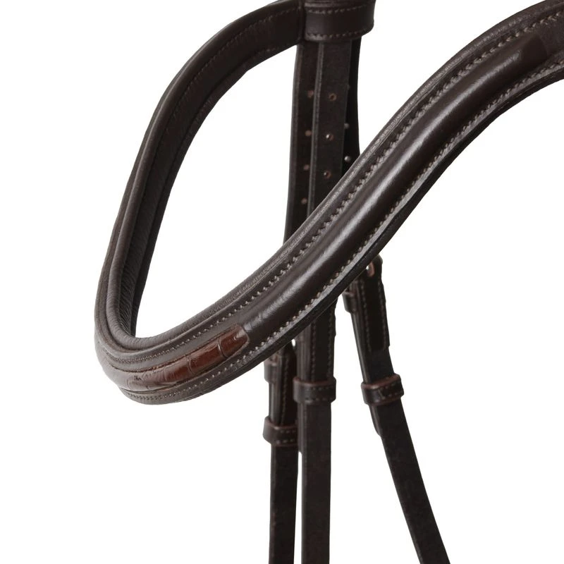 Horze Smoky Twilight Anatomic Bridle W/Curved Browband - Dark Brown 4 Horze Smoky Twilight Anatomic Bridle W/Curved Browband - Dark Brown - Image 2